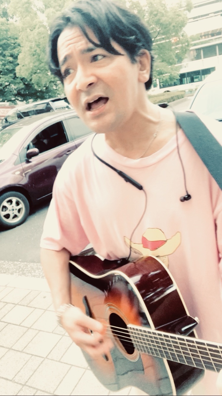 沖田演夢街頭弾き語りライブ7/7〜7/12配信のお知らせ